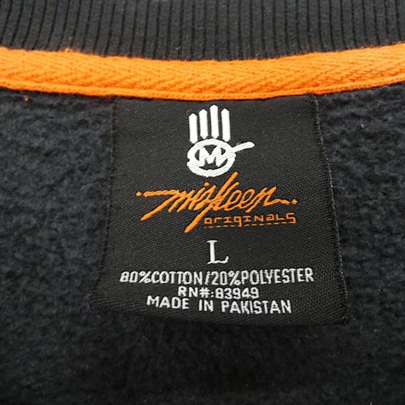 Miskeen Originals L Sweatshirt Camo Graphic Paint Splatter Unisex Y2K Streetwear - Picture 7 of 7